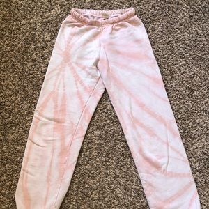 WSLY x Bandier Tie Dye Classic Sweatpant Set Size S